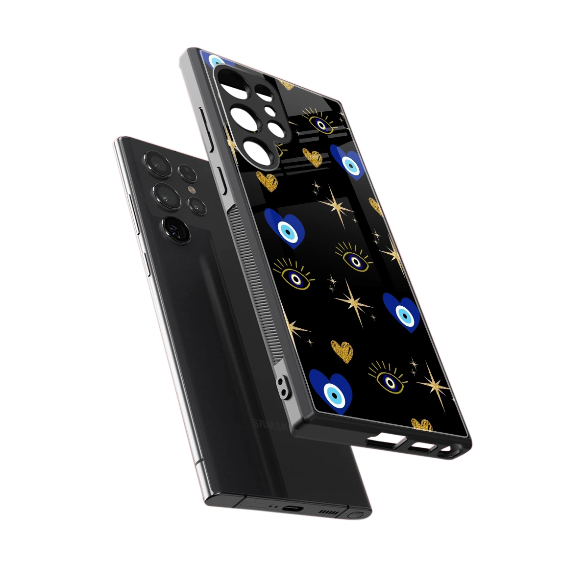 Divine Protection sleek samsung galaxy s23 ultra cover with tempered glass back and TPU edges