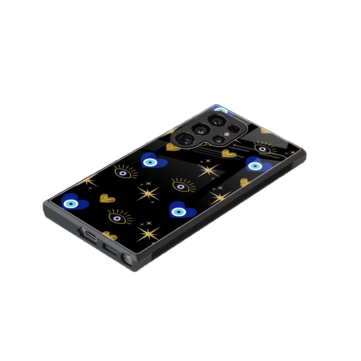 Divine Protection stylish phone case for samsung galaxy s23 ultra | glossy glass and slim fit