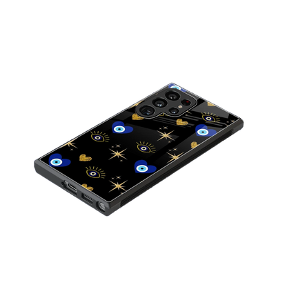 Divine Protection stylish phone case for samsung galaxy s23 ultra | glossy glass and slim fit