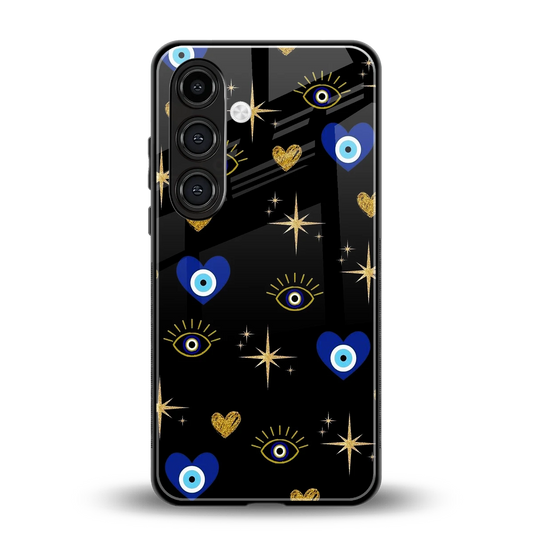 Divine Protection back phone cover | glass case for samsung galaxy s24 plus