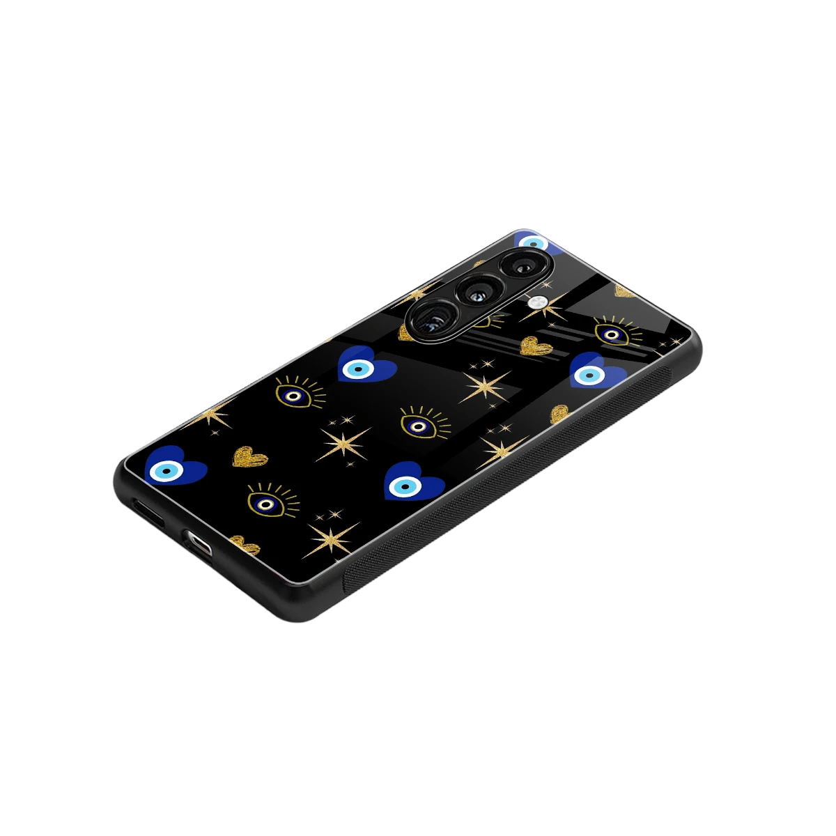 Divine Protection stylish phone case for samsung galaxy s25 | glossy glass and slim fit