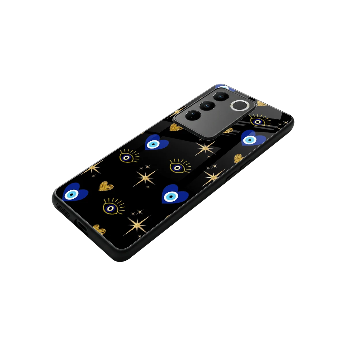 Divine Protection stylish phone case for vivo v27 5g | glossy glass and slim fit