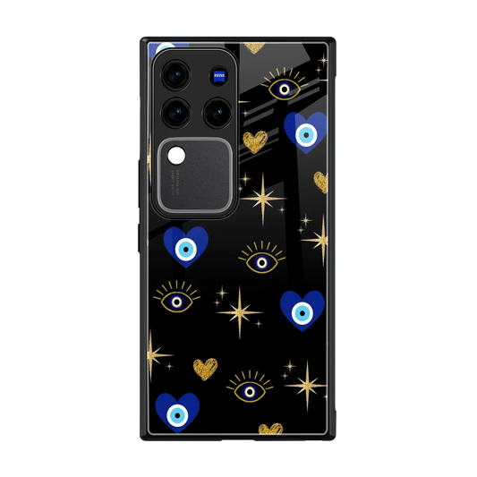Divine Protection back phone cover | glass case forvivo v30 pro
