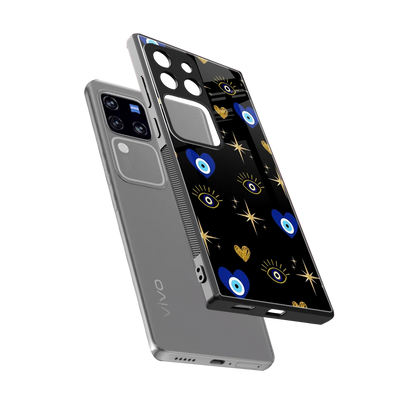 Divine Protection sleekvivo v30 pro cover with tempered glass back and TPU edges