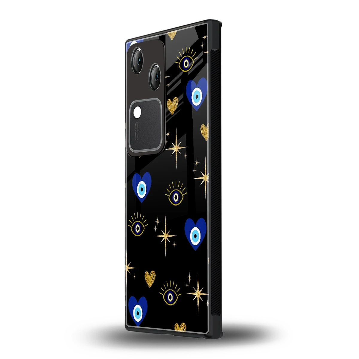 Divine Protection vivo v30 mobile cover | shockproof glass phone case