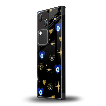 Divine Protection vivo v30 mobile cover | shockproof glass phone case