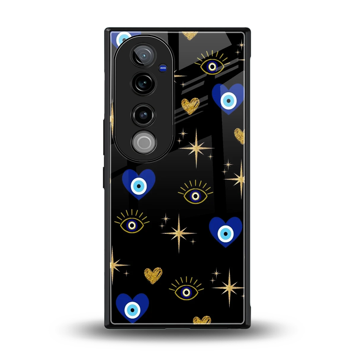 Divine Protection back phone cover | glass case for vivo v40 pro
