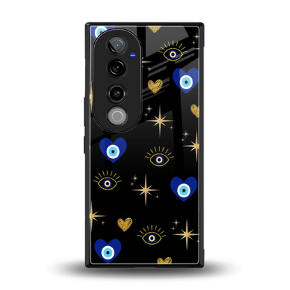 Divine Protection back phone cover | glass case for vivo v40 pro