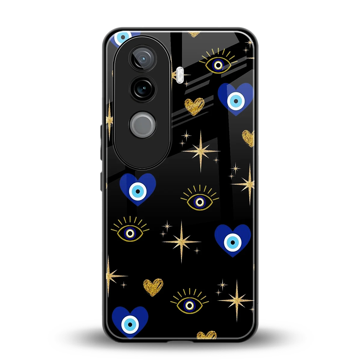 Divine Protection back phone cover | glass case for vivo v40e