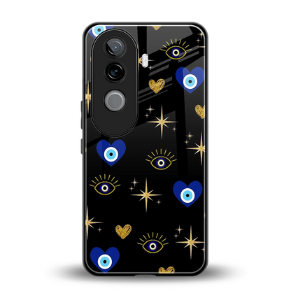 Divine Protection back phone cover | glass case for vivo v40e