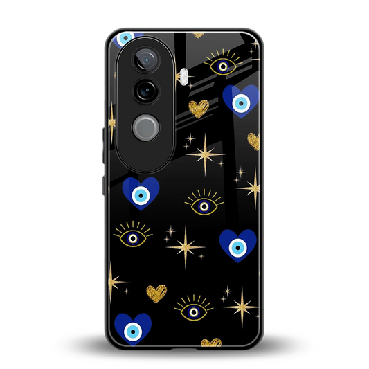 Divine Protection back phone cover | glass case for vivo v40e