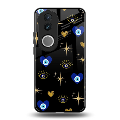 Divine Protection back phone cover | glass case for vivo v50