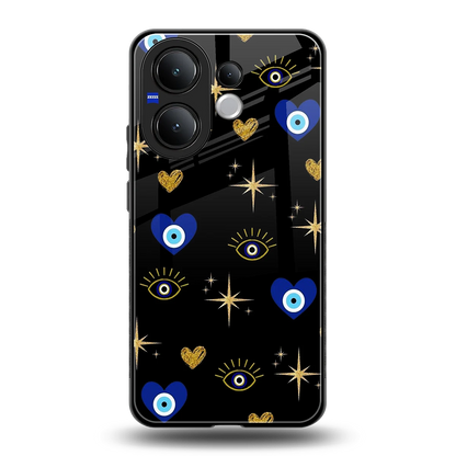 Divine Protection back phone cover | glass case for vivo v60