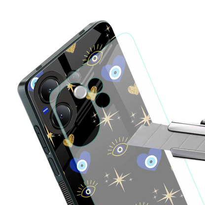 Divine Protection stylish phone case for vivo v60 | glossy glass and slim fit
