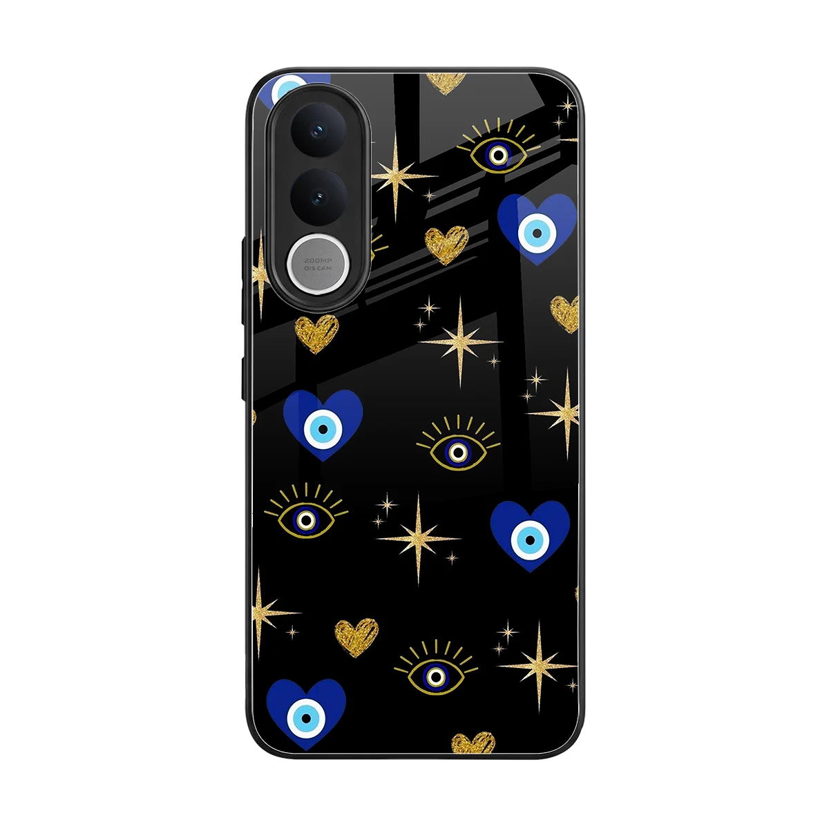 Divine Protection back phone cover | glass case for vivo v70 fe