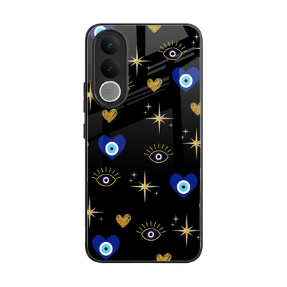 Divine Protection back phone cover | glass case for vivo v70 fe