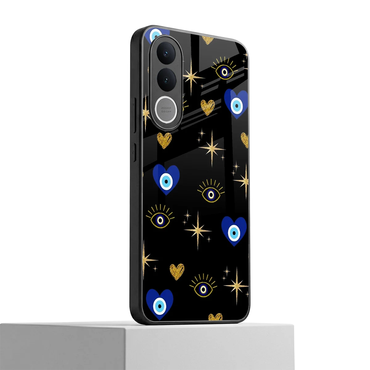 Divine Protection vivo v70 fe mobile cover | shockproof glass phone case