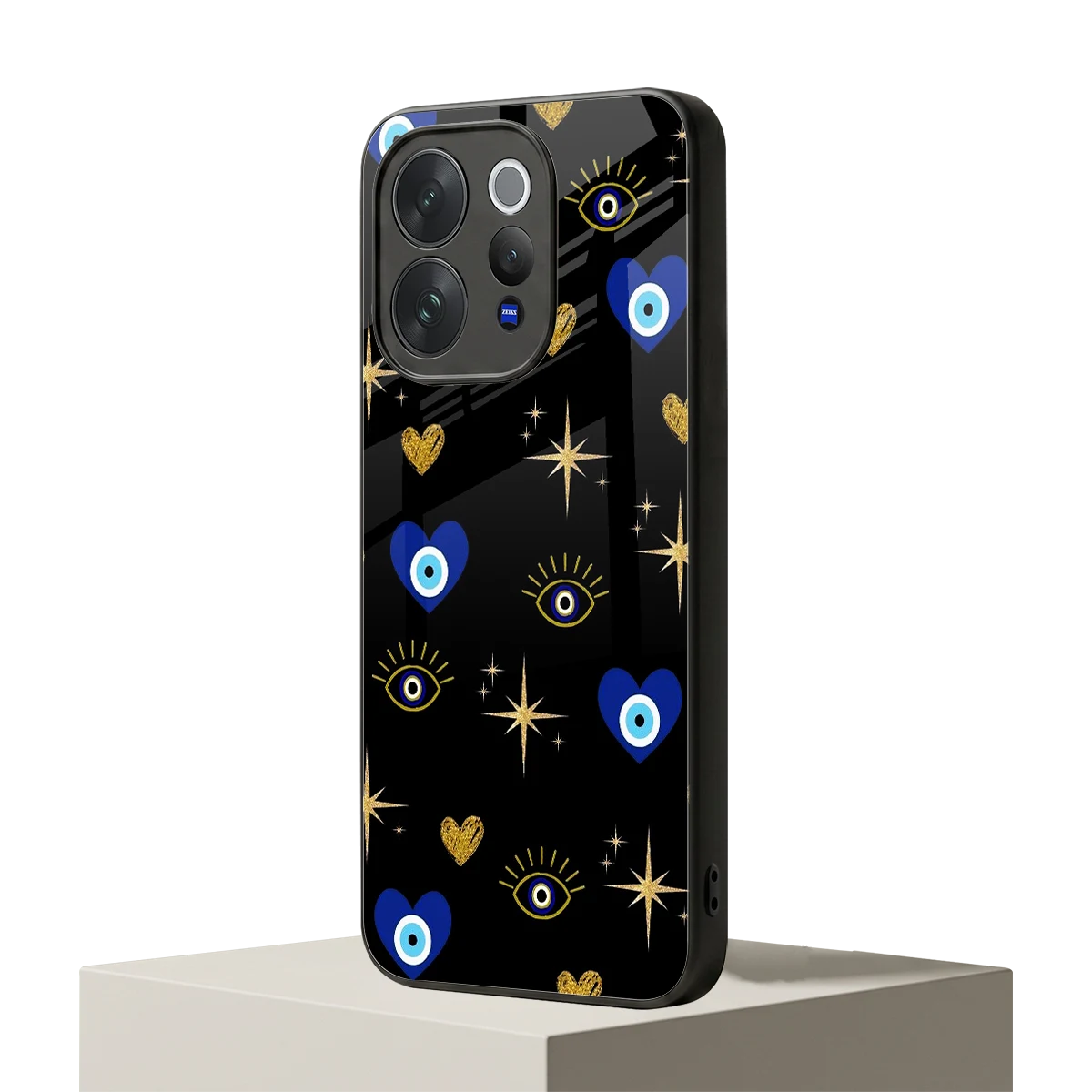 Divine Protection vivo v70 elite mobile cover | shockproof glass phone case