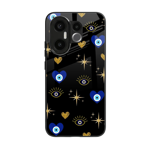 Divine Protection back phone cover | glass case for vivo x200 fe