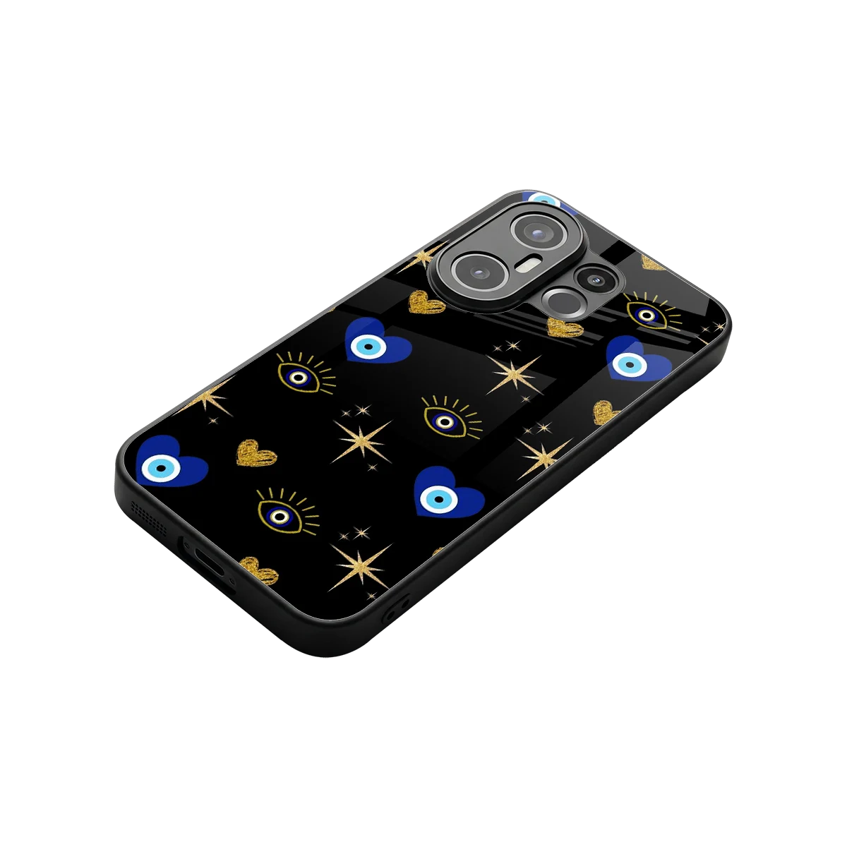 Divine Protection stylish phone case for vivo x200 fe | glossy glass and slim fit