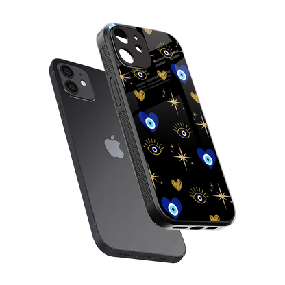 Divine Protection sleek iphone 11 cover with tempered glass back and TPU edges