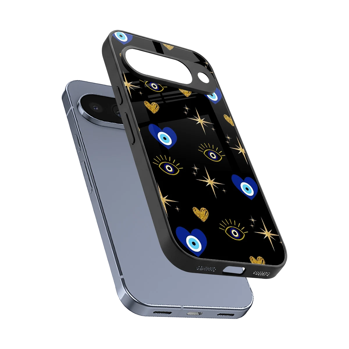 Divine Protection sleek google pixel 10 cover with tempered glass back and TPU edges