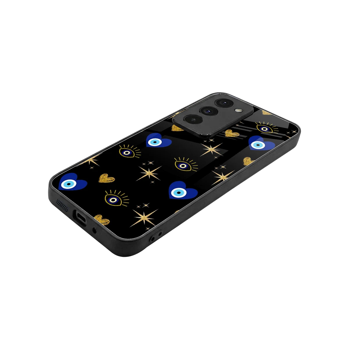 Divine Protection stylish phone case for redmi 15 5g | glossy glass and slim fit