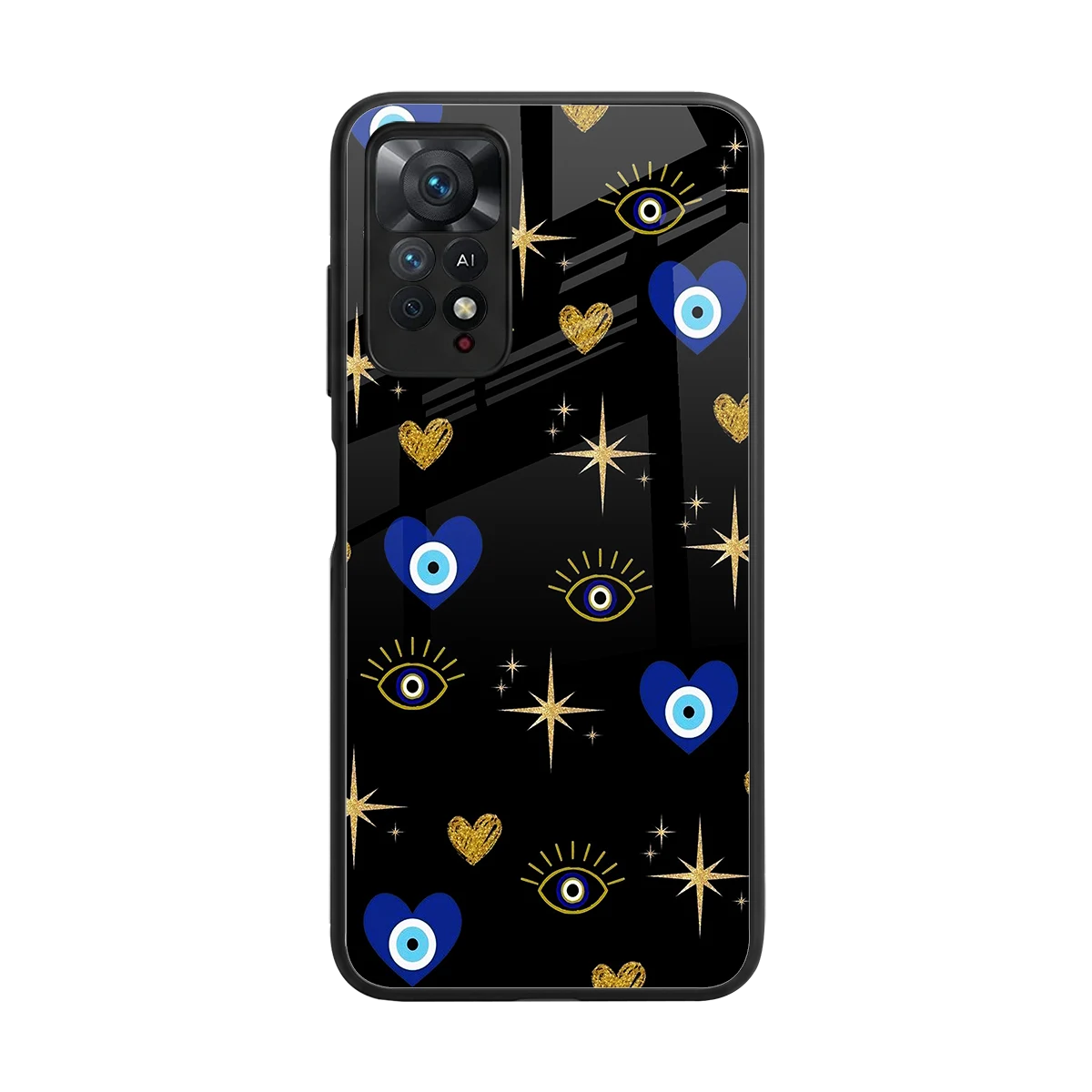 Divine Protection back phone cover | glass case for redmi note 11 pro