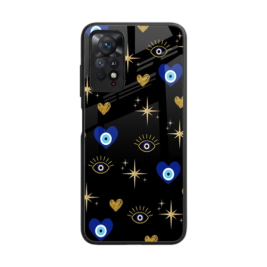 Divine Protection back phone cover | glass case for redmi note 11 pro