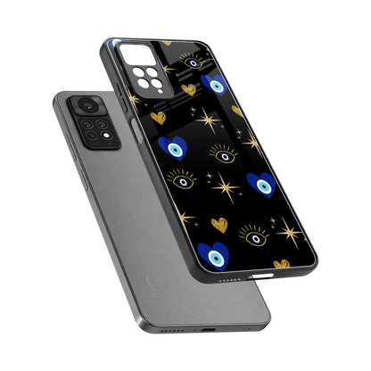 Divine Protection sleek redmi note 11 pro cover with tempered glass back and TPU edges