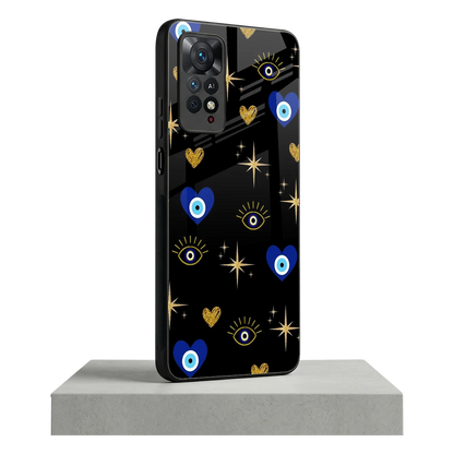Divine Protection redmi note 11 pro mobile cover | shockproof glass phone case