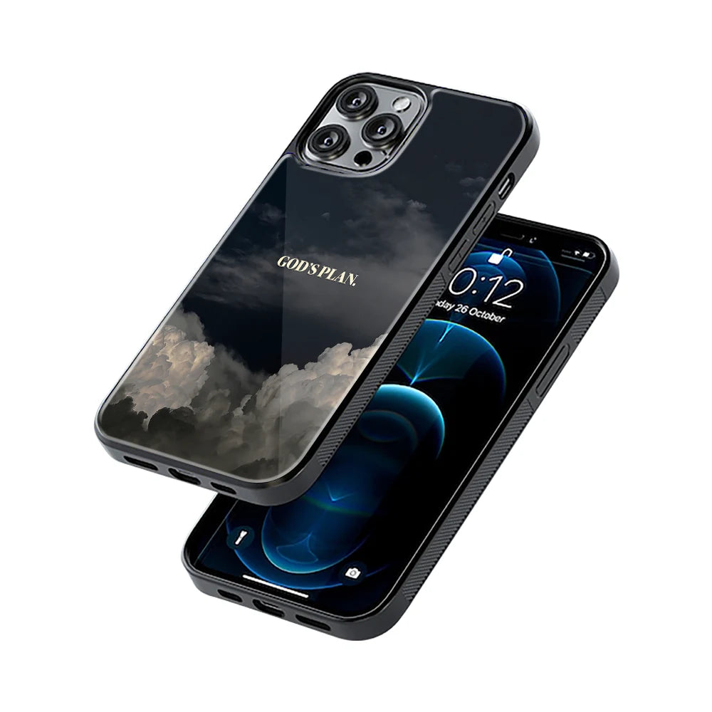 Protective Glass Back Phone Case Compatible with iPhone, Samsung, OnePlus, Pixel & More