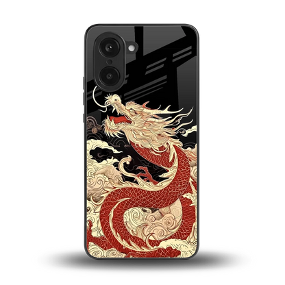 Dragon Spirit back phone cover | glass case for oneplus nord ce5 5g