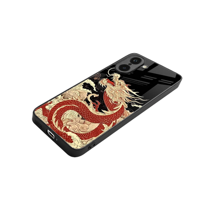 Dragon Spirit stylish phone case for oneplus nord ce5 5g | glossy glass and slim fit