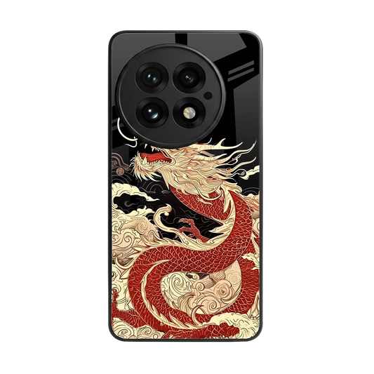 Dragon Spirit back phone cover | glass case for oneplus 13