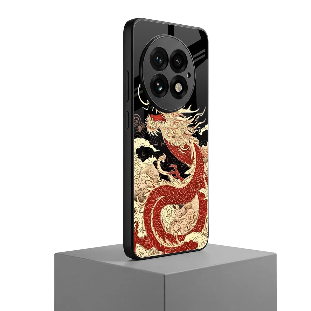 Dragon Spirit oneplus 13 mobile cover | shockproof glass phone case
