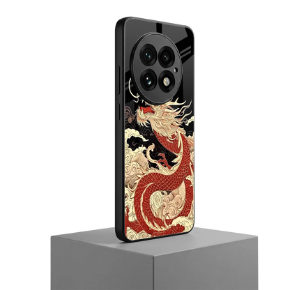 Dragon Spirit oneplus 13 mobile cover | shockproof glass phone case