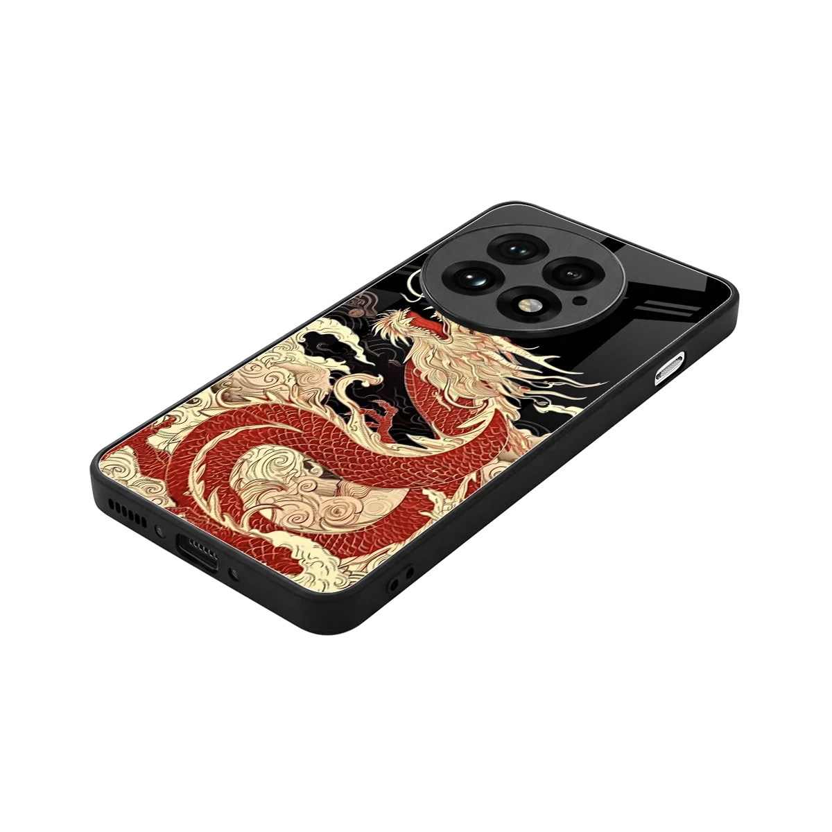 Dragon Spirit stylish phone case for oneplus 13 | glossy glass and slim fit