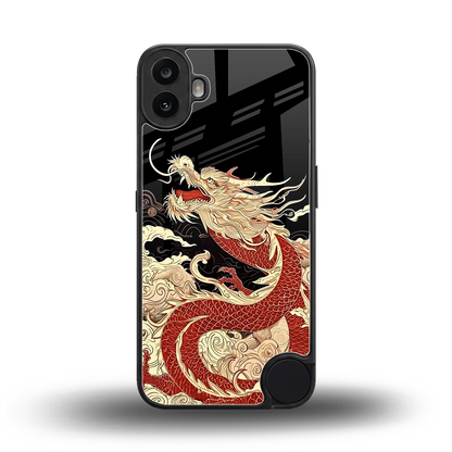 Dragon Spirit back phone cover | glass case for cmf nothing phone 1