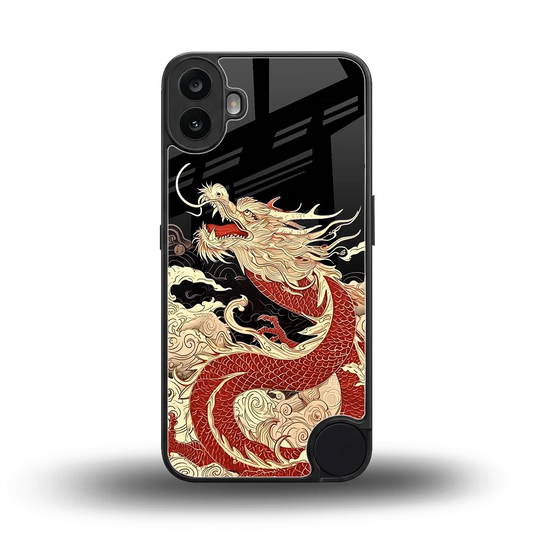 Dragon Spirit back phone cover | glass case for cmf nothing phone 1