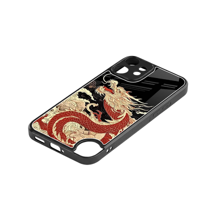 Dragon Spirit stylish phone case for cmf nothing phone 2 pro | glossy glass and slim fit