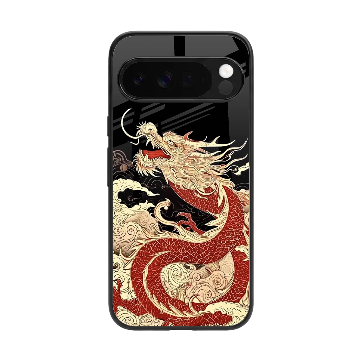 Dragon Spirit back phone cover | glass case for google pixel 10 pro xl