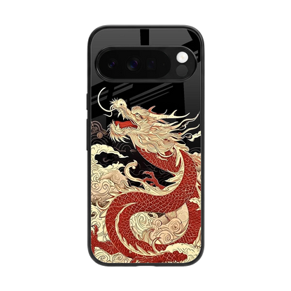 Dragon Spirit back phone cover | glass case for google pixel 10 pro xl