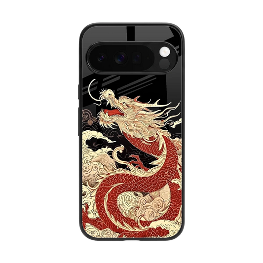 Dragon Spirit back phone cover | glass case for google pixel 10 pro xl