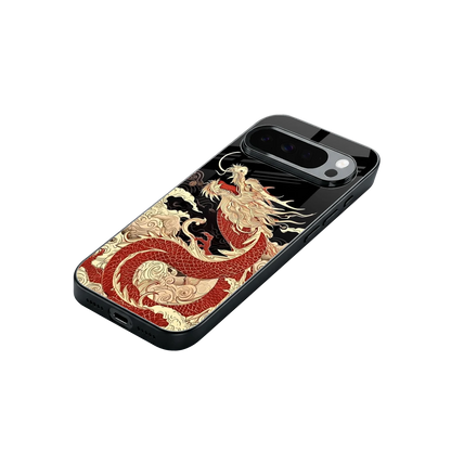 Dragon Spirit stylish phone case for google pixel 10 pro xl | glossy glass and slim fit