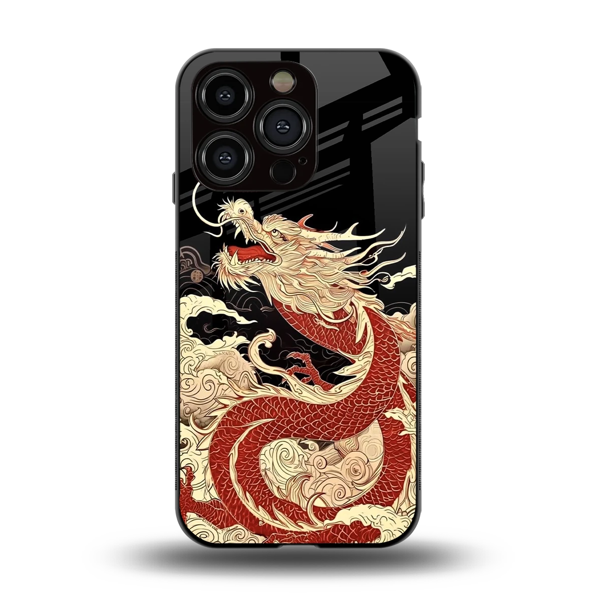 Dragon Spirit back phone cover | glass case for iphone 13 pro