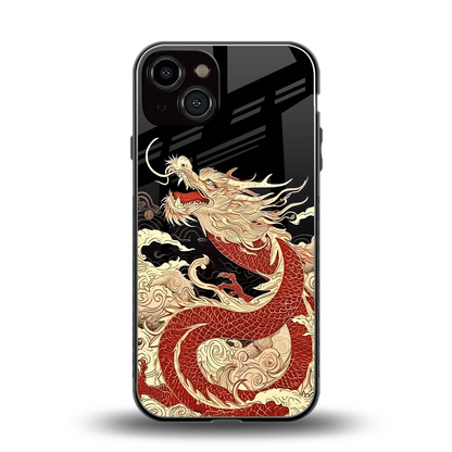 Dragon Spirit back phone cover | glass case for iphone 14