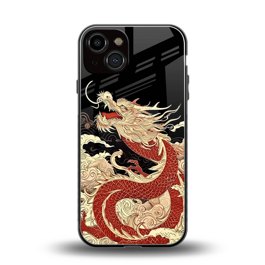 Dragon Spirit back phone cover | glass case for iphone 14