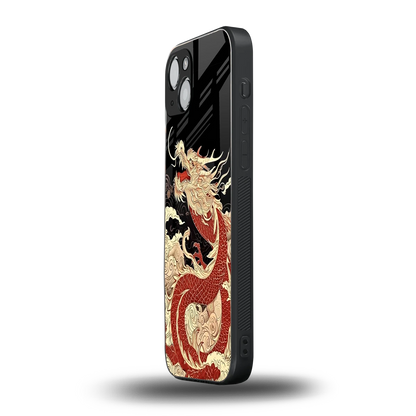 Dragon Spirit iphone 13 mobile cover | shockproof glass phone case