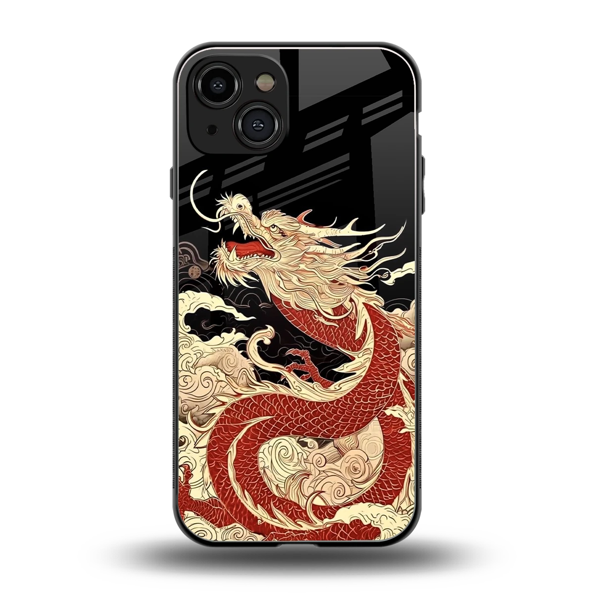 Dragon Spirit back phone cover | glass case for iphone 15
